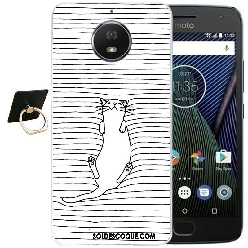 Coque Moto G5s Plus Fluide Doux Tout Compris Dessin Animé Transparent Gaufrage En Vente