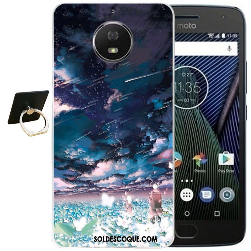 Coque Moto G5s Plus Fluide Doux Tout Compris Dessin Animé Transparent Gaufrage En Vente