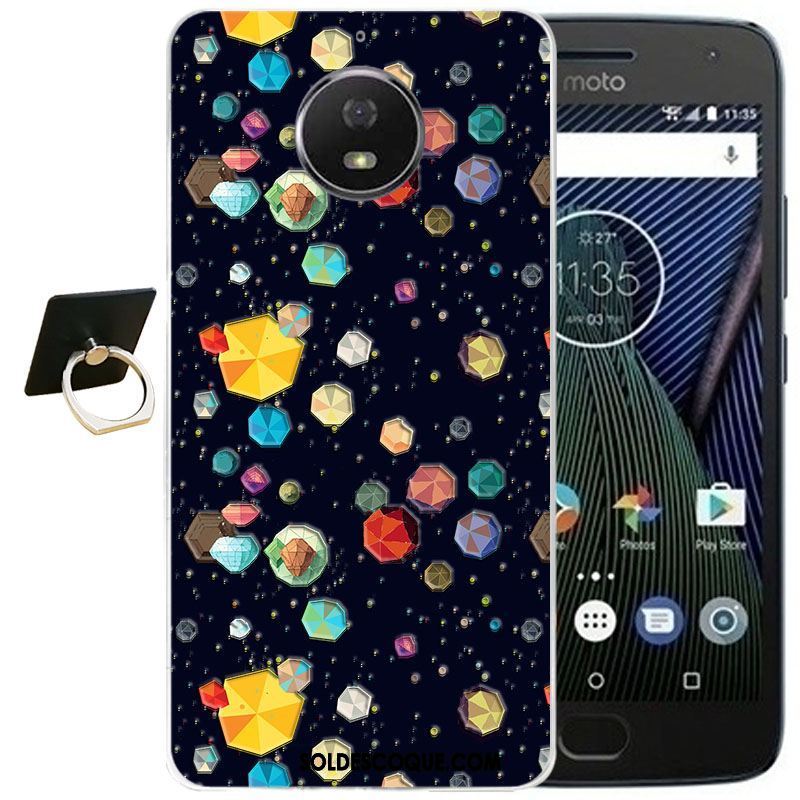 Coque Moto G5s Plus Fluide Doux Tout Compris Dessin Animé Transparent Gaufrage En Vente