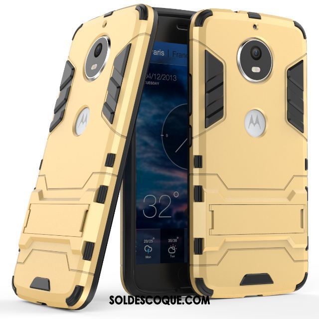 Coque Moto G5s Plus Incassable Support Bleu Étui Tout Compris Pas Cher