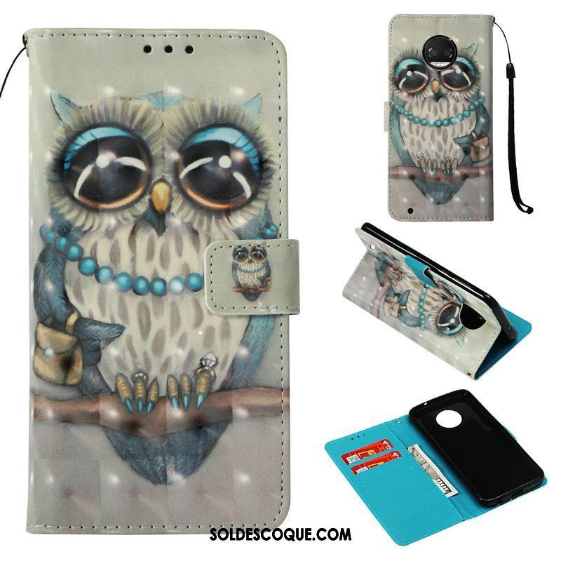 Coque Moto G5s Plus Portefeuille Téléphone Portable Étui En Cuir Incassable Peinture Soldes