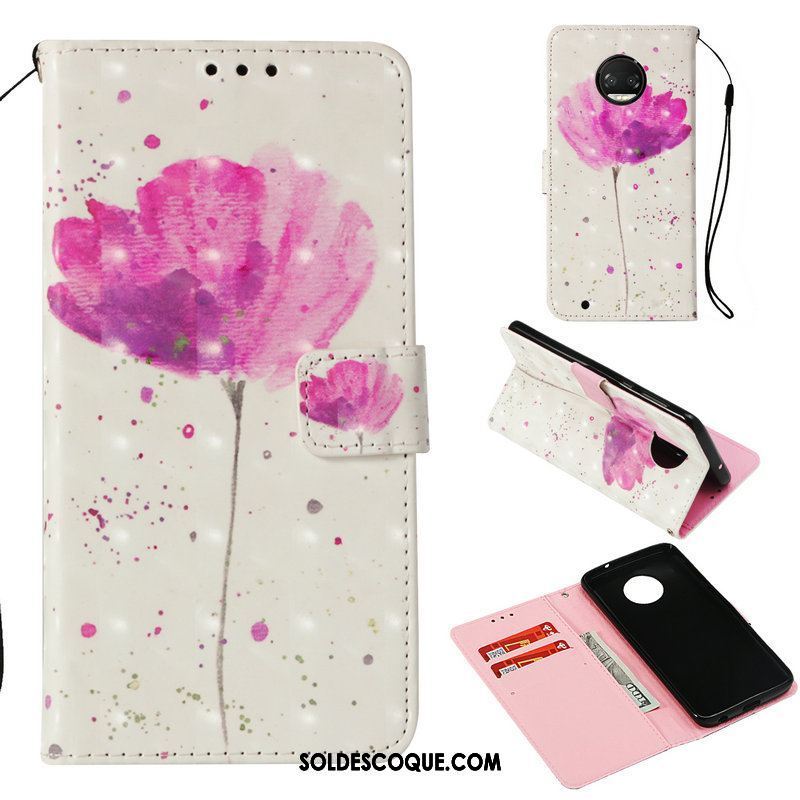 Coque Moto G5s Plus Portefeuille Téléphone Portable Étui En Cuir Incassable Peinture Soldes