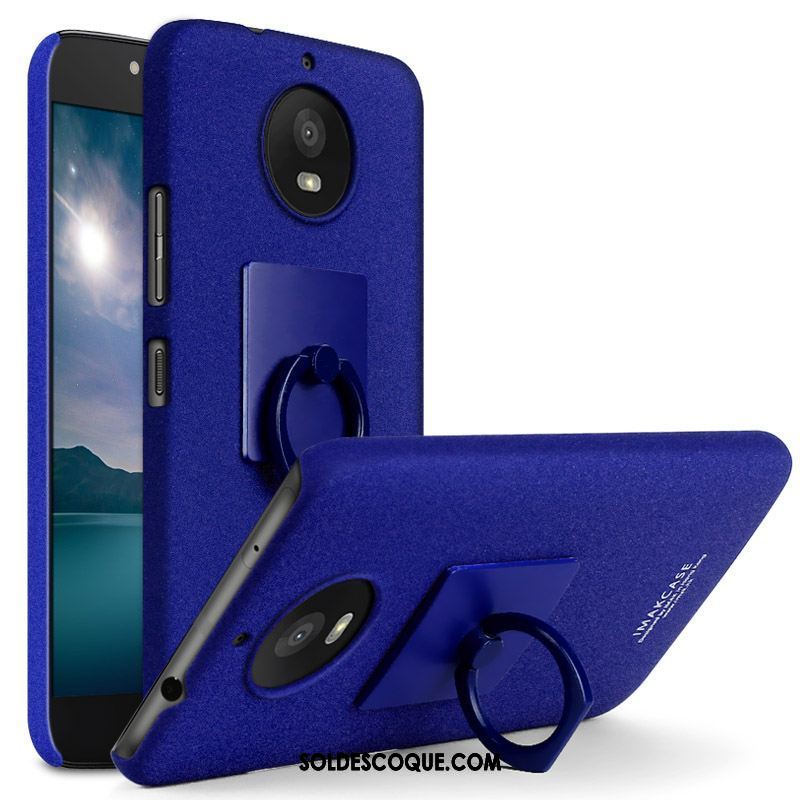 Coque Moto G5s Plus Protection Délavé En Daim Incassable Anneau Téléphone Portable Pas Cher