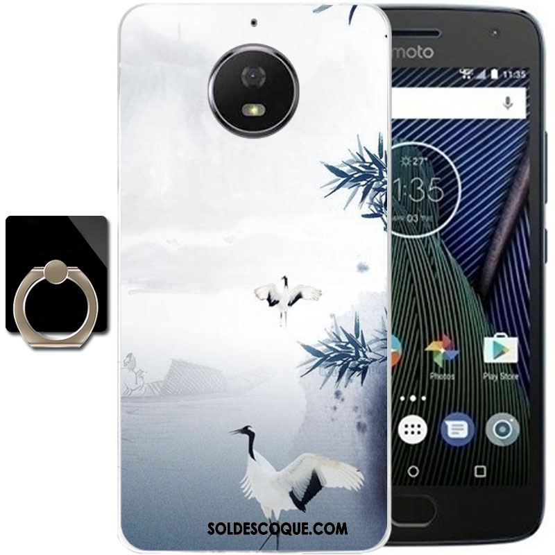 Coque Moto G5s Plus Étui Protection Fluide Doux Vent Dessin Animé Pas Cher