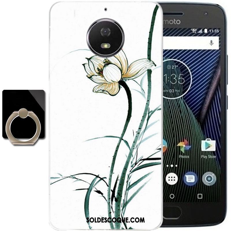 Coque Moto G5s Plus Étui Protection Fluide Doux Vent Dessin Animé Pas Cher