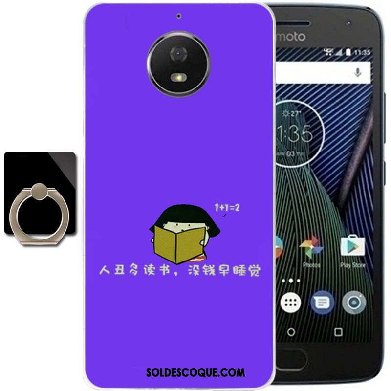 Coque Moto G5s Plus Étui Protection Fluide Doux Vent Dessin Animé Pas Cher