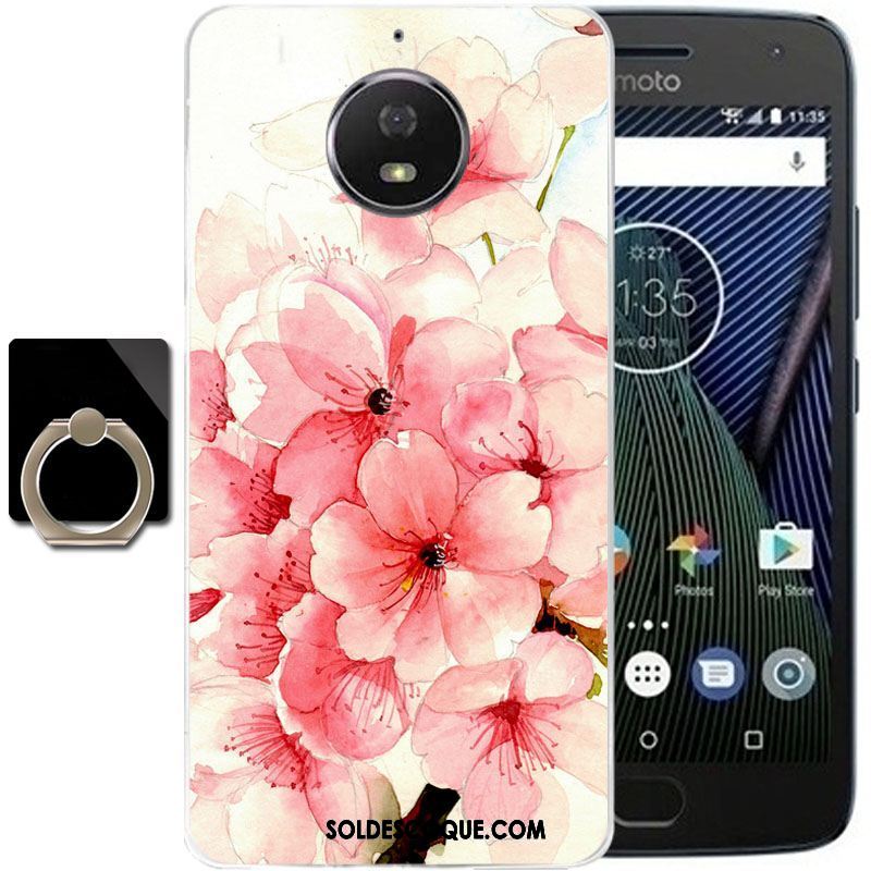 Coque Moto G5s Plus Étui Protection Fluide Doux Vent Dessin Animé Pas Cher