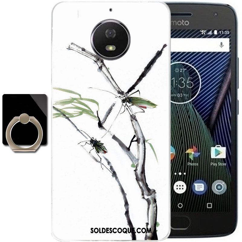 Coque Moto G5s Plus Étui Protection Fluide Doux Vent Dessin Animé Pas Cher