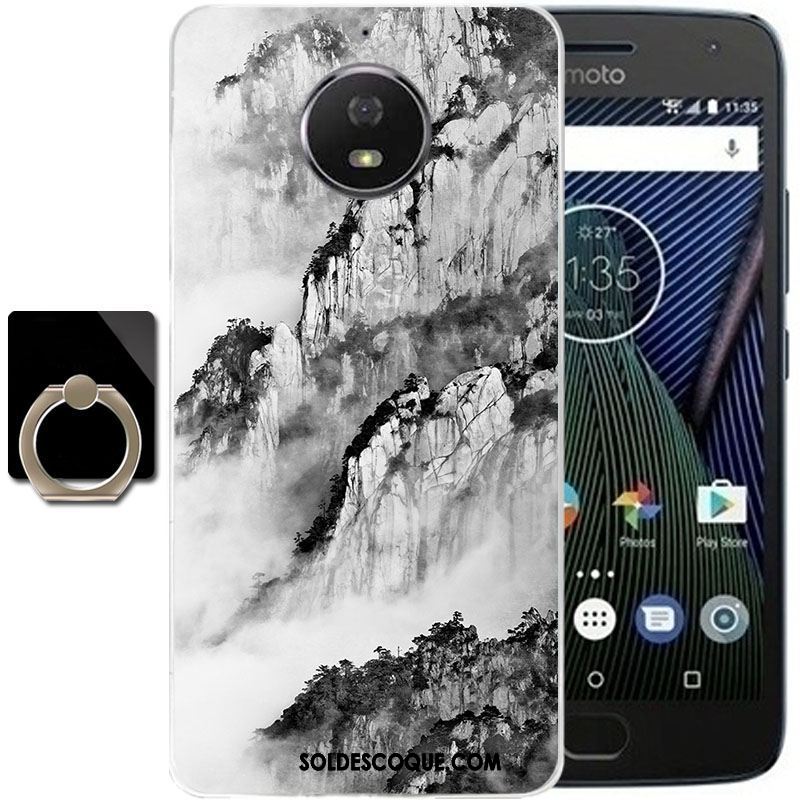 Coque Moto G5s Plus Étui Protection Fluide Doux Vent Dessin Animé Pas Cher