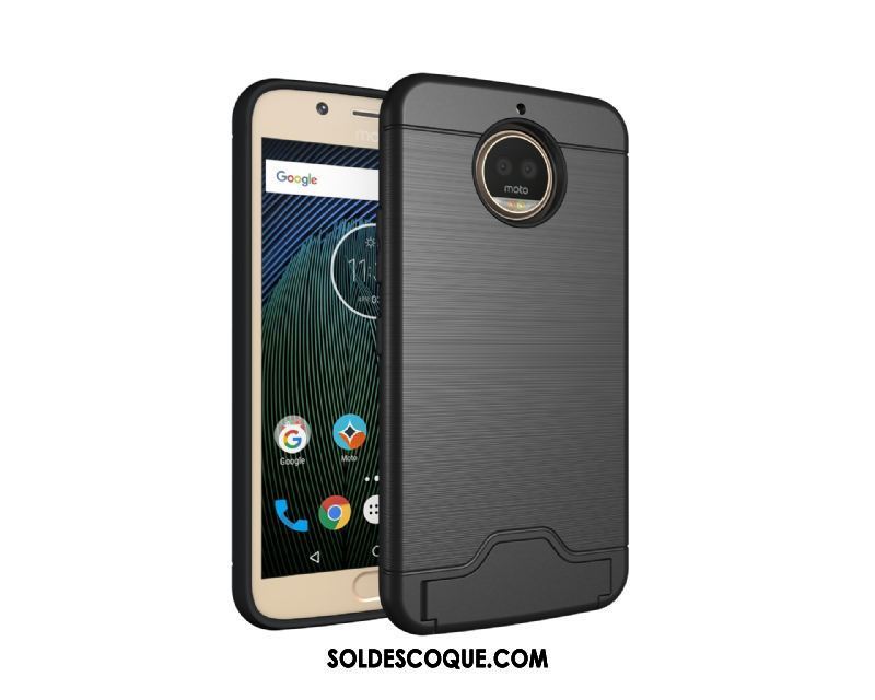 Coque Moto G5s Plus Étui Protection Téléphone Portable Noir Border Pas Cher