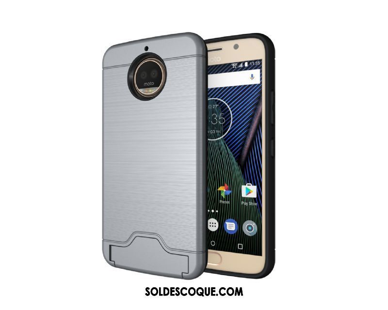 Coque Moto G5s Plus Étui Protection Téléphone Portable Noir Border Pas Cher