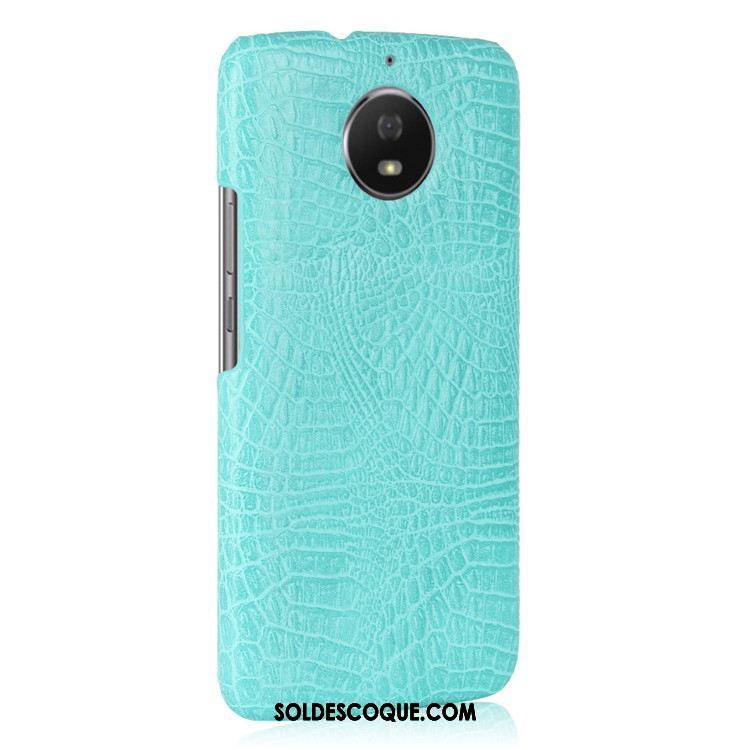 Coque Moto G5s Protection Étui Bleu Difficile Vintage En Ligne