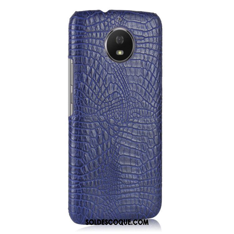 Coque Moto G5s Protection Étui Bleu Difficile Vintage En Ligne