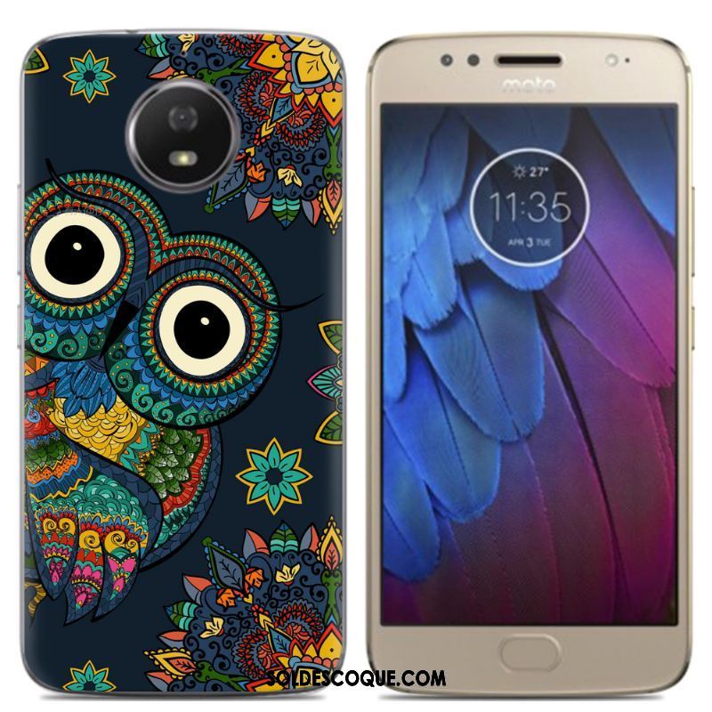 Coque Moto G5s Téléphone Portable Peinture À L'huile Offre Spéciale Très Mince Jaune Housse En Vente