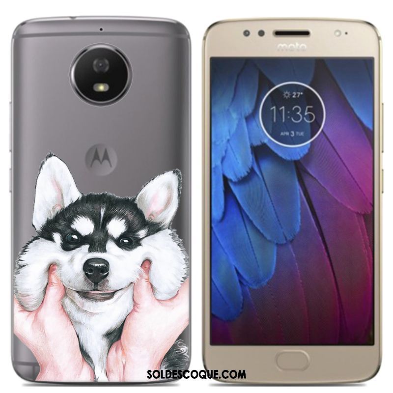 Coque Moto G5s Téléphone Portable Peinture À L'huile Offre Spéciale Très Mince Jaune Housse En Vente