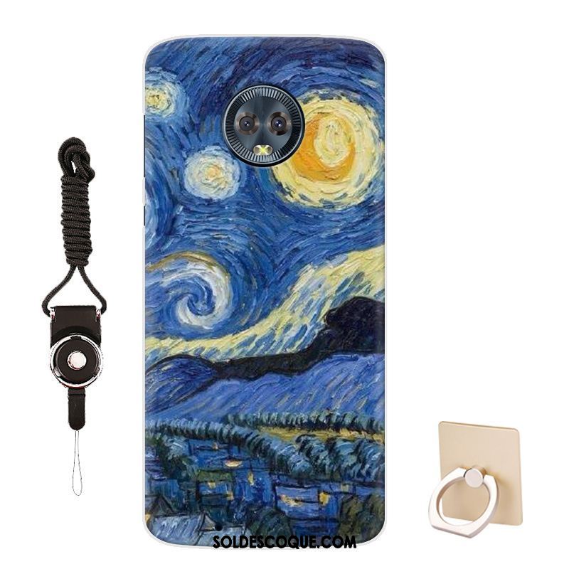 Coque Moto G6 Art Personnalisé Protection Brillant Étui En Ligne