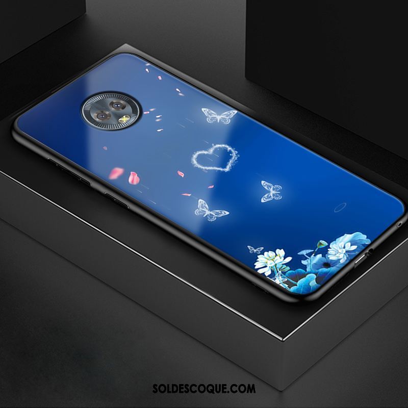 Coque Moto G6 Fluide Doux Bleu Simple Protection Téléphone Portable En Ligne