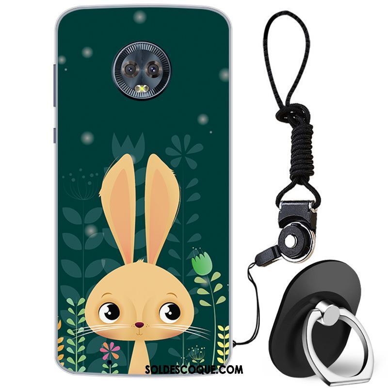 Coque Moto G6 Fluide Doux Étui Protection Bleu Incassable Pas Cher