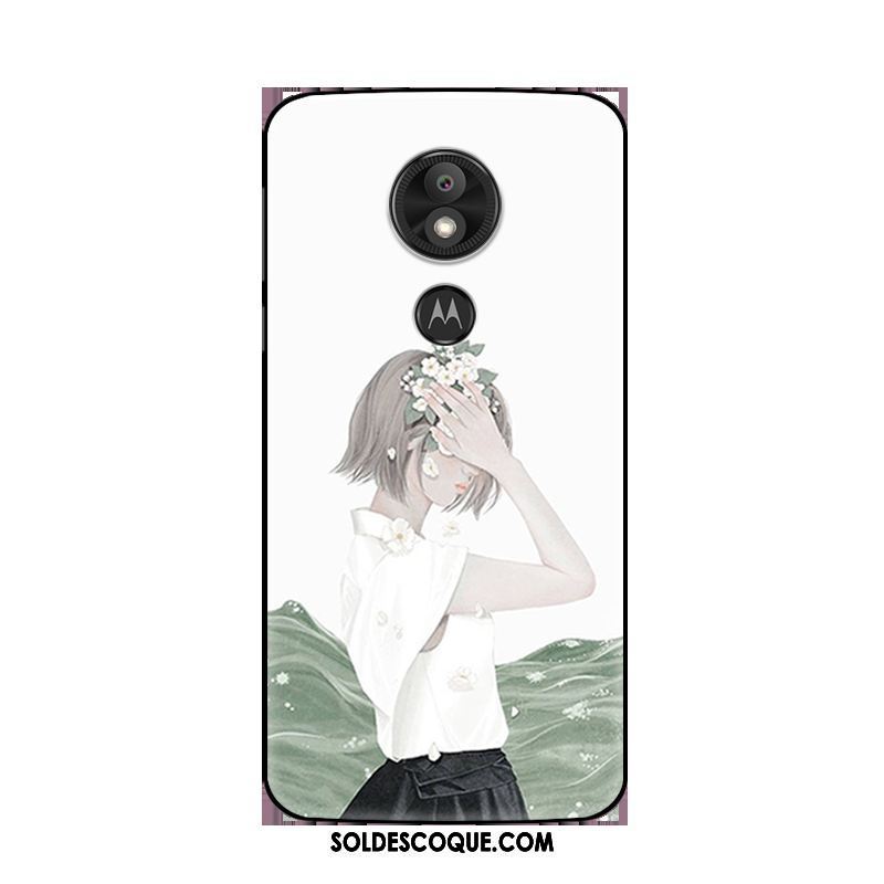 Coque Moto G6 Play Créatif Blanc Tendance Incassable Personnalité Soldes