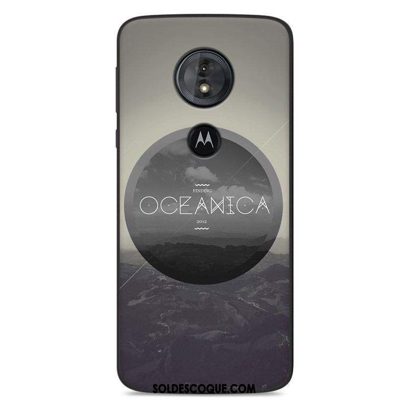 Coque Moto G6 Play Dessin Animé Personnalité Protection Charmant Jaune Soldes