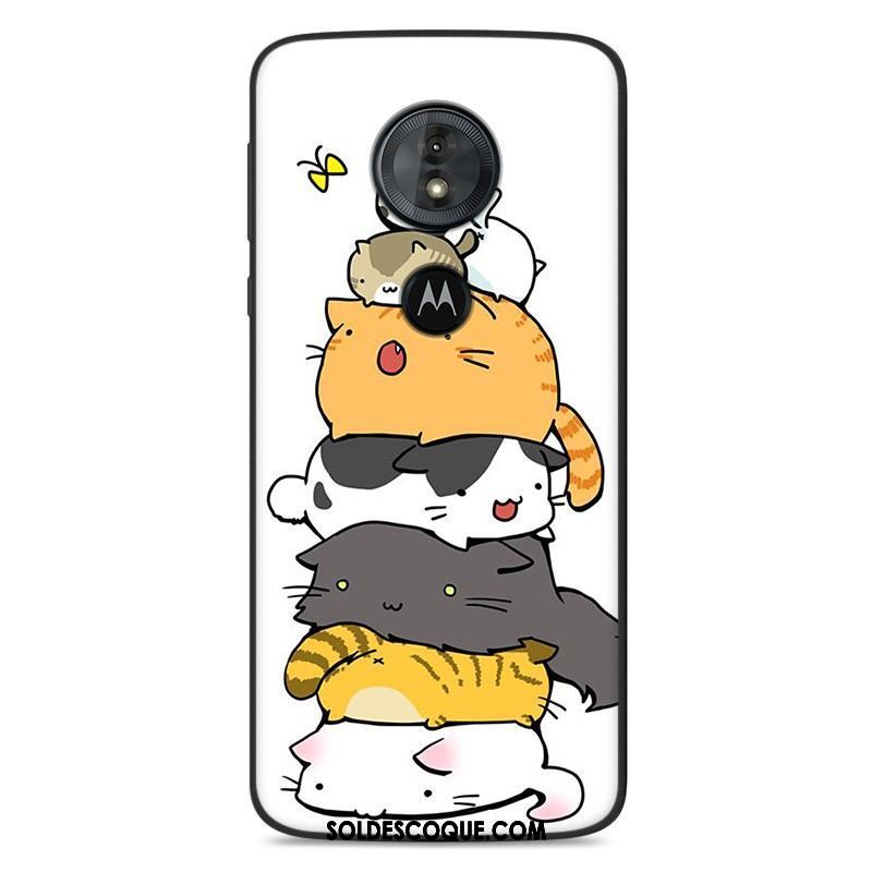 Coque Moto G6 Play Dessin Animé Personnalité Protection Charmant Jaune Soldes