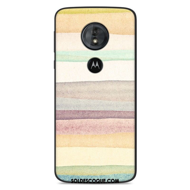 Coque Moto G6 Play Dessin Animé Personnalité Protection Charmant Jaune Soldes