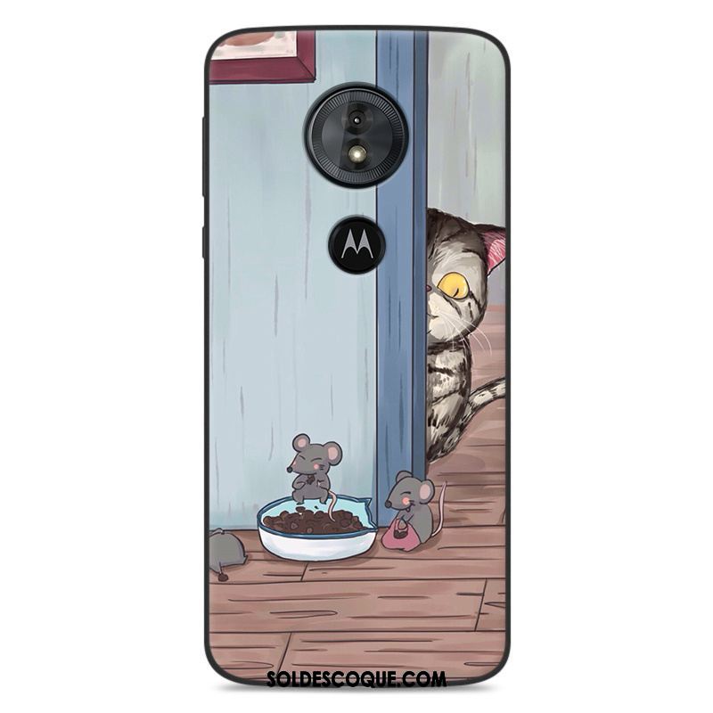 Coque Moto G6 Play Étui Dessin Animé Protection Fluide Doux Personnalité En Vente