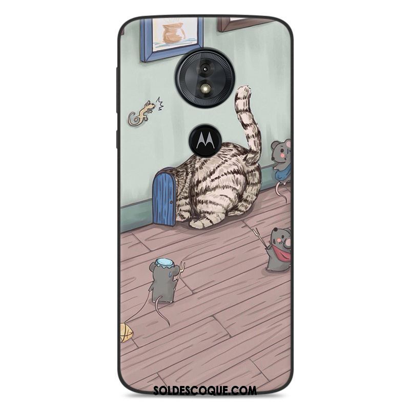 Coque Moto G6 Play Étui Dessin Animé Protection Fluide Doux Personnalité En Vente