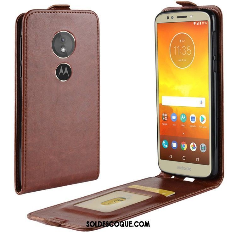 Coque Moto G6 Play Étui En Cuir Protection Téléphone Portable Incassable Housse Soldes