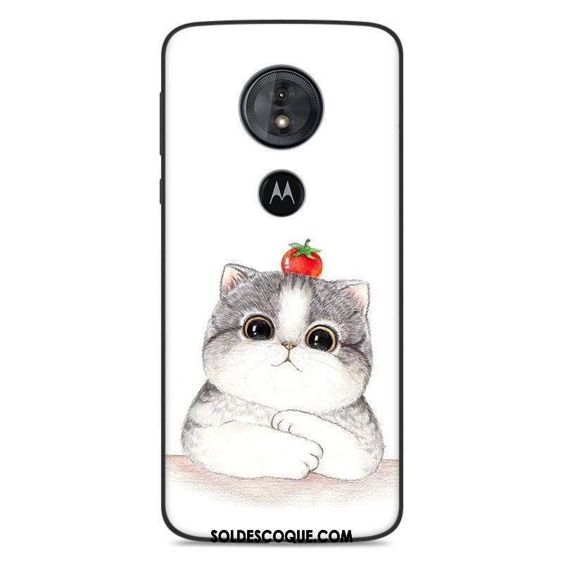 Coque Moto G6 Play Étui Fluide Doux Vintage Tendance Silicone Soldes