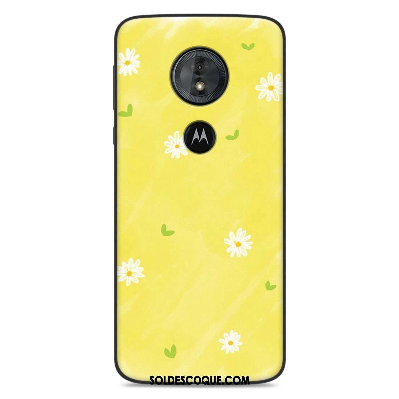 Coque Moto G6 Play Étui Fluide Doux Vintage Tendance Silicone Soldes