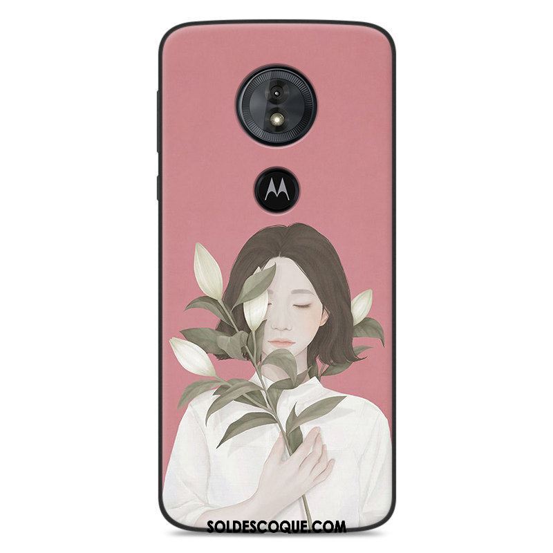 Coque Moto G6 Play Étui Protection Rouge Fluide Doux Téléphone Portable En Vente