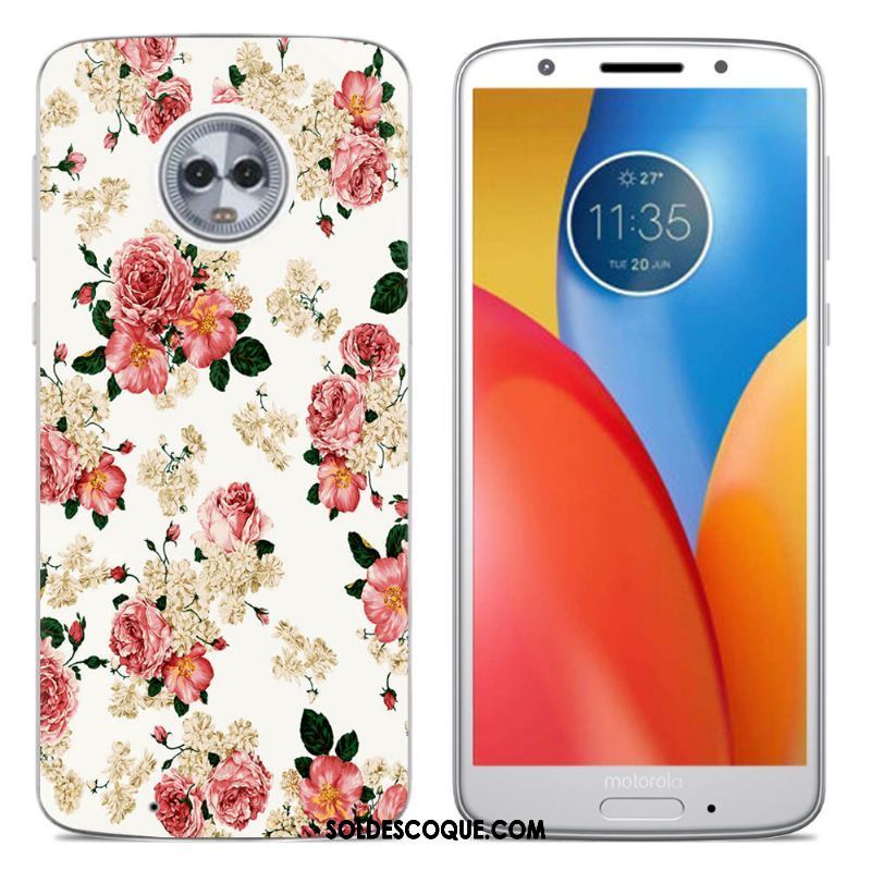 Coque Moto G6 Silicone Créatif Téléphone Portable Étui Multicolore En Vente