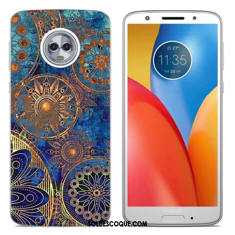 Coque Moto G6 Silicone Créatif Téléphone Portable Étui Multicolore En Vente