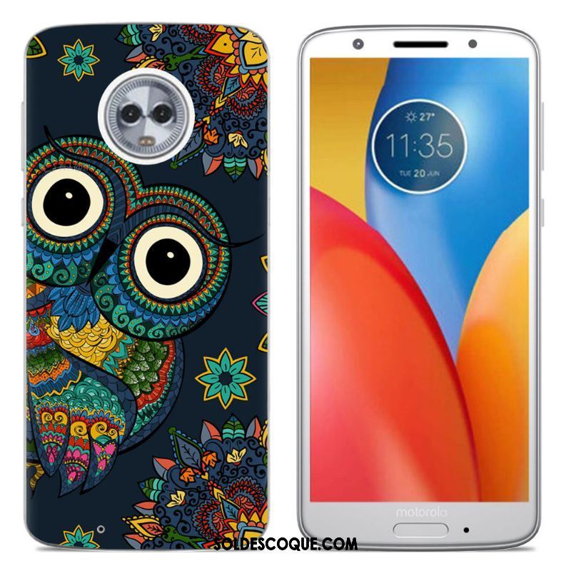 Coque Moto G6 Silicone Créatif Téléphone Portable Étui Multicolore En Vente