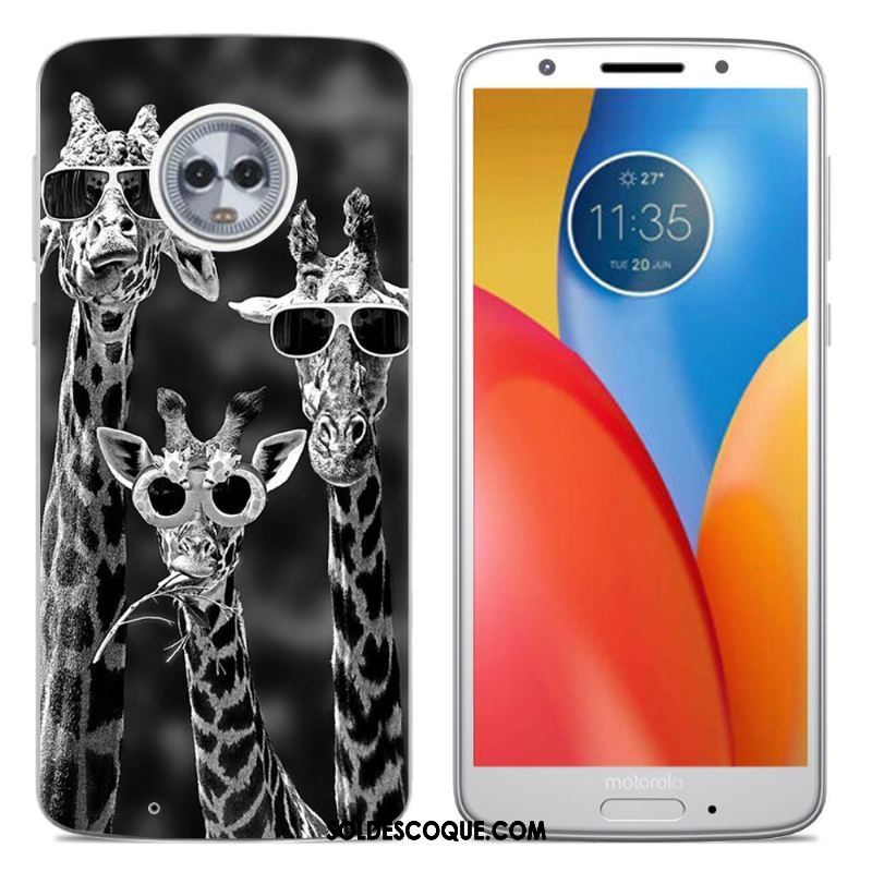 Coque Moto G6 Silicone Créatif Téléphone Portable Étui Multicolore En Vente