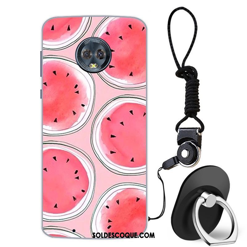 Coque Moto G6 Tout Compris Incassable Fluide Doux Étui Rose Soldes