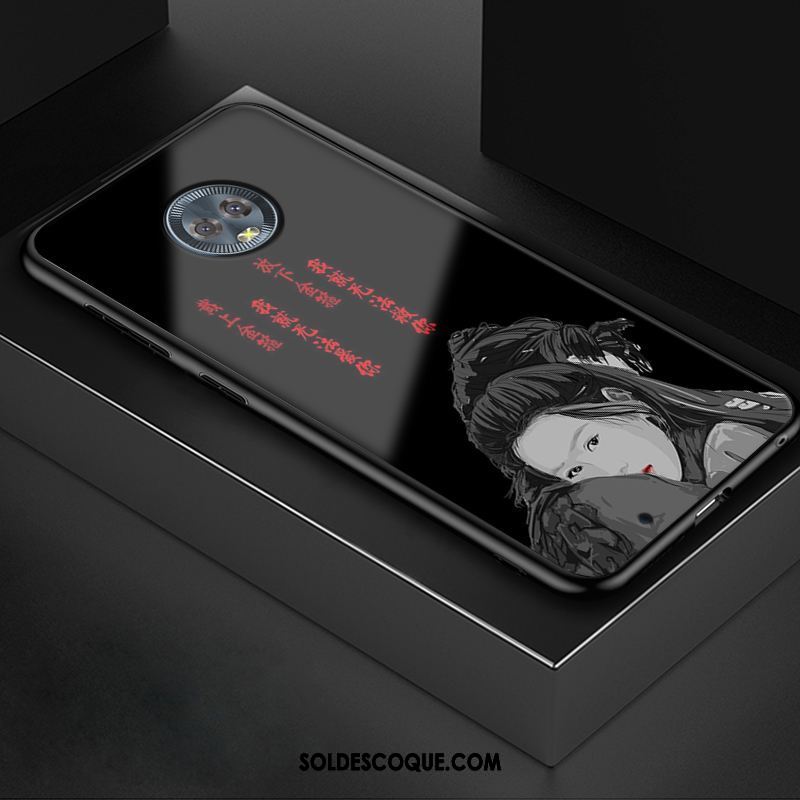 Coque Moto G6 Verre Incassable Téléphone Portable Bleu Protection Pas Cher