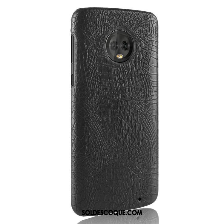 Coque Moto G6 Vintage Légères Qualité Cuir Téléphone Portable Housse Soldes