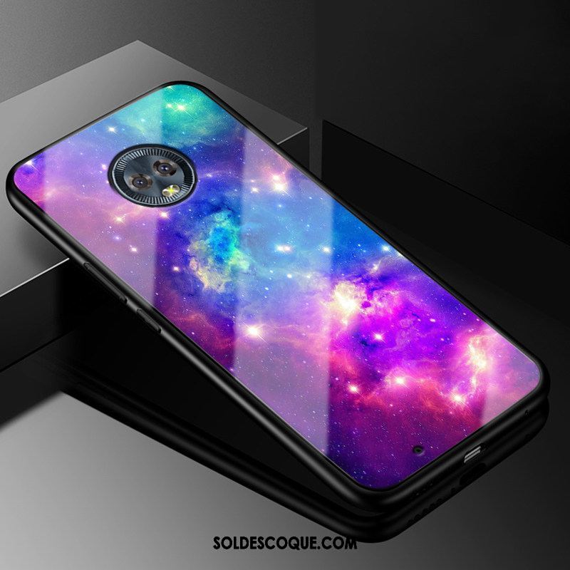 Coque Moto G6 Étui Art Protection Verre Silicone Housse Pas Cher