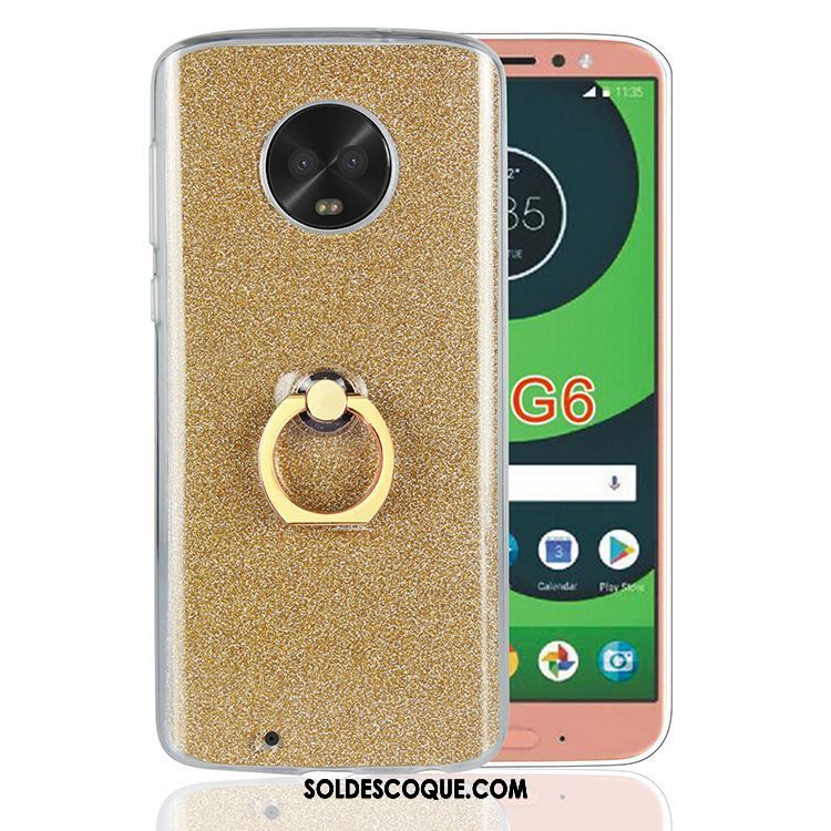 Coque Moto G6 Étui Tout Compris Noir Membrane Bleu France