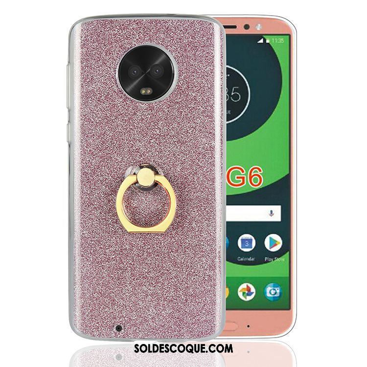 Coque Moto G6 Étui Tout Compris Noir Membrane Bleu France