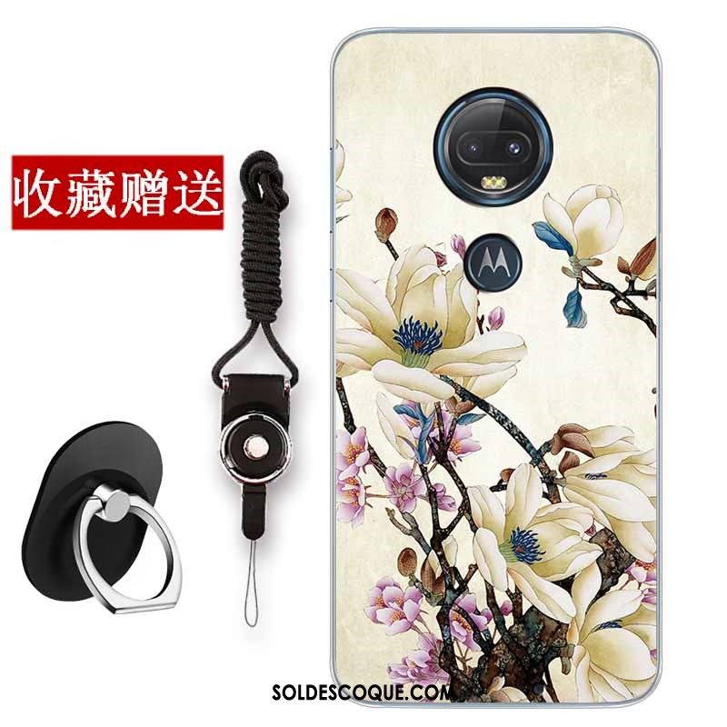 Coque Moto G7 Art Incassable Téléphone Portable Étui Vert Soldes