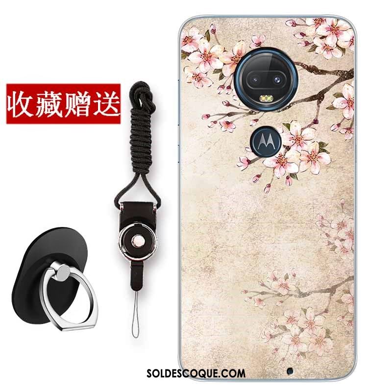 Coque Moto G7 Art Incassable Téléphone Portable Étui Vert Soldes