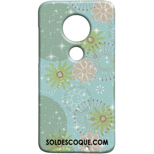 Coque Moto G7 Bleu Difficile Téléphone Portable Papillon Tendance En Vente