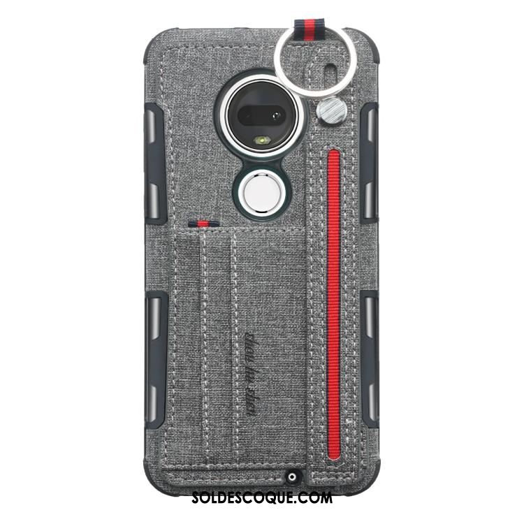 Coque Moto G7 Carte Étui Téléphone Portable Créatif Protection Housse En Vente