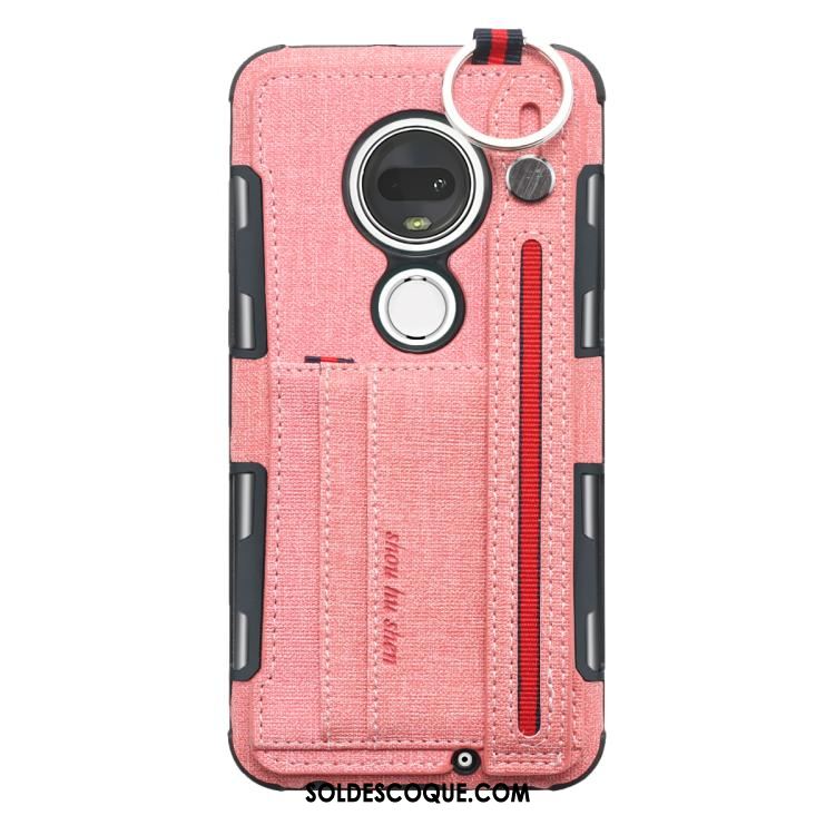 Coque Moto G7 Carte Étui Téléphone Portable Créatif Protection Housse En Vente