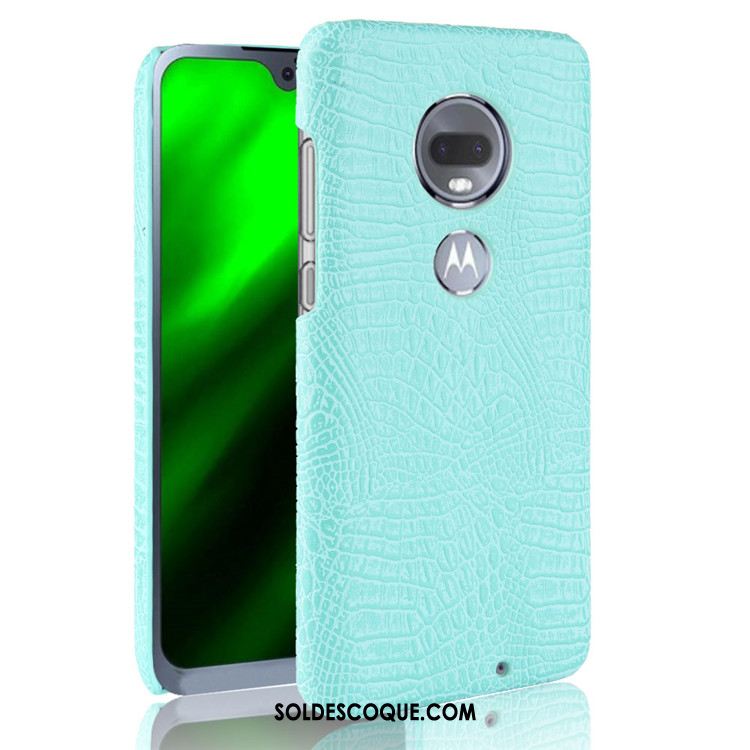 Coque Moto G7 Crocodile Téléphone Portable Modèle Fleurie Protection Noir Housse Soldes