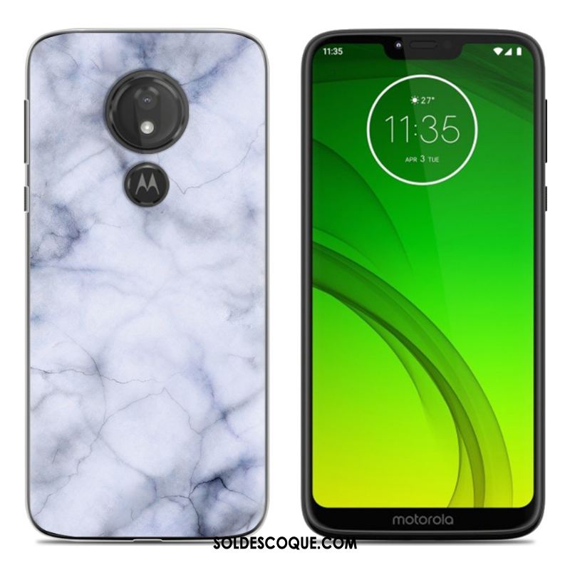 Coque Moto G7 Peinture Tout Compris Fluide Doux Noir Étui En Vente