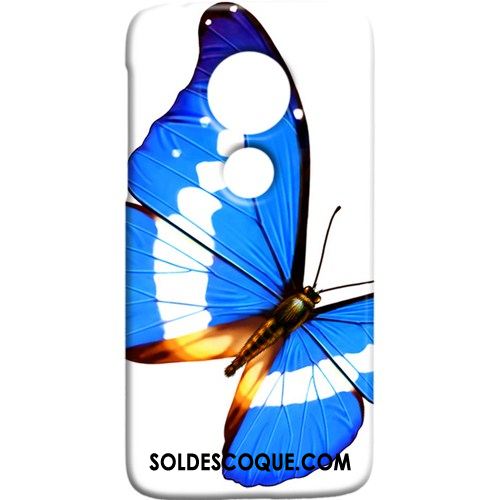 Coque Moto G7 Play Bleu Difficile Protection Étui Art France